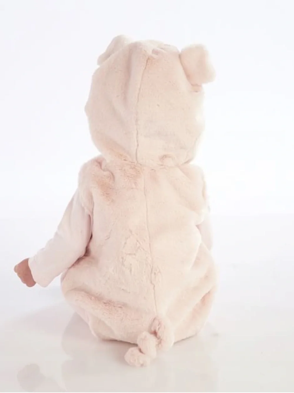 Pottery Barn Kids Plush Piglet Hooded Vest - Light Pink
